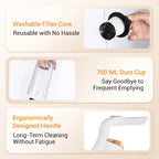 Cordless Vacuum Cleaner – 6000PA Powerful Suction for Home & Car