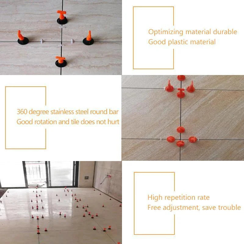 (🎁New Year Hot Sale-30% OFF)Tile Leveling System (50PCS Pack)