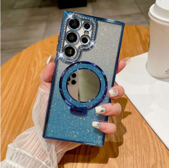 (🔥Last Day Promotion )🔥Customized Signature Clear Self-Adhesive Stand Phone Case for Samsung Galaxy