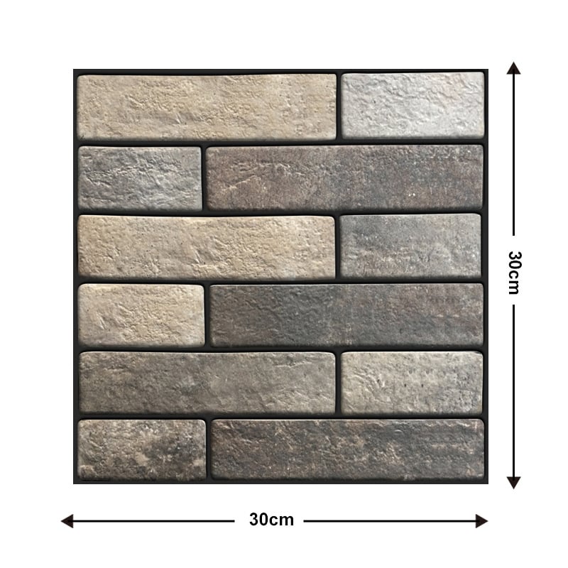 10Pcs 3D Peel and Stick Wall Tiles(12x12 inches)
