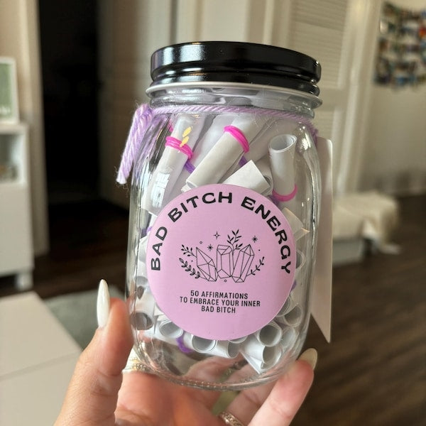 Bad Bitch Energy Affirmation Jar