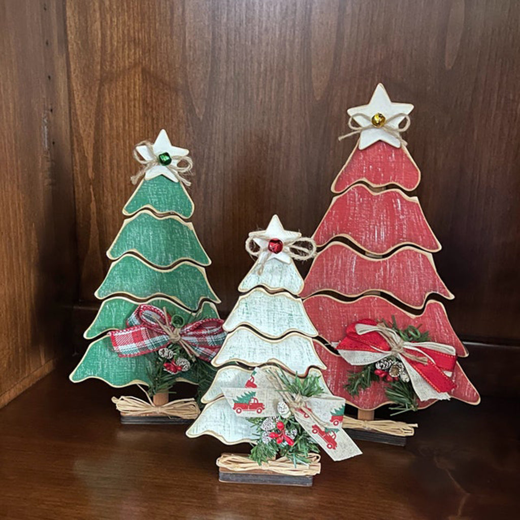 Christmas Tree Wooden Ornament