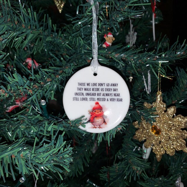 Christmas Ceramic Ornament, Those We Love, Remembrance Christmas Gift