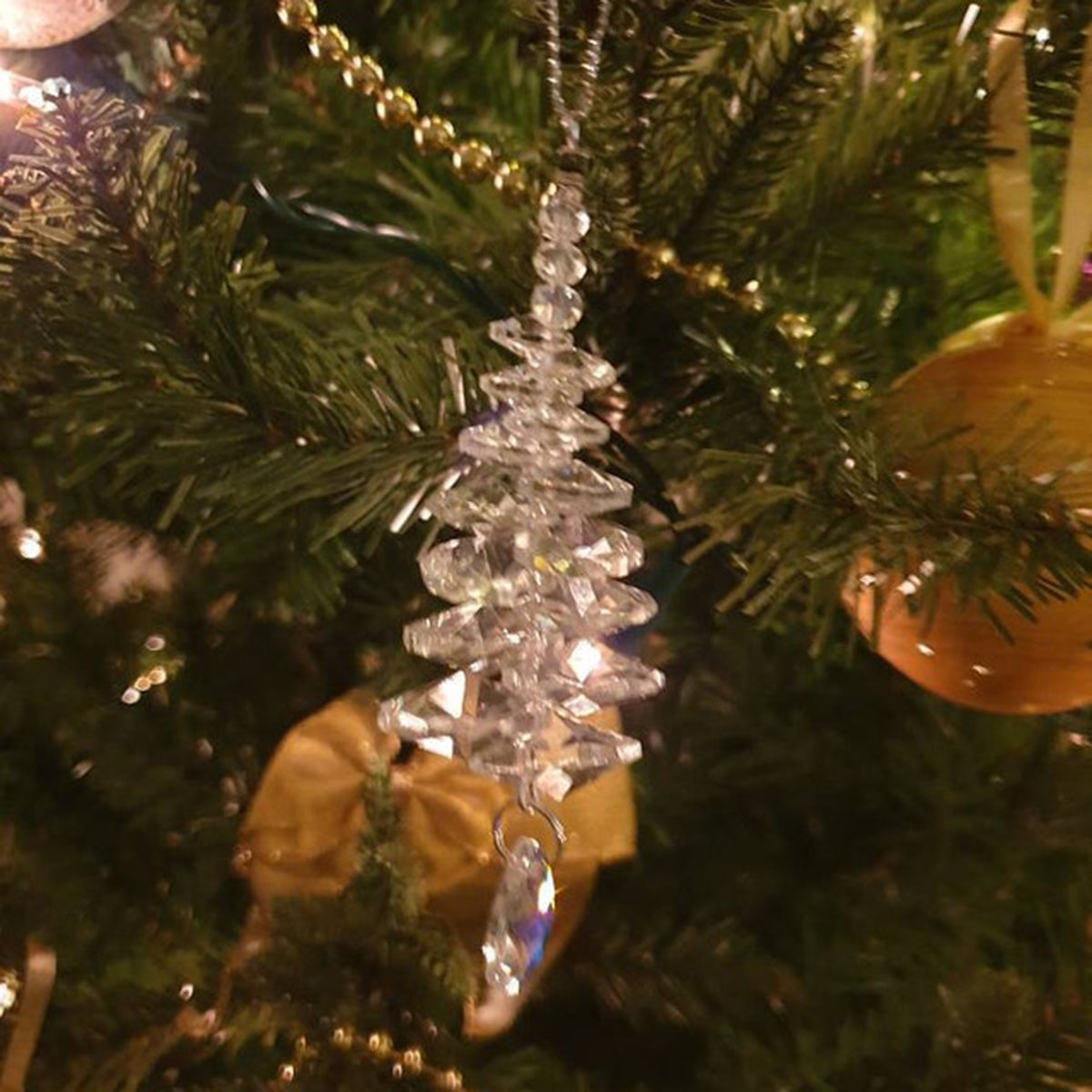 Crystal Christmas Tree Decoration