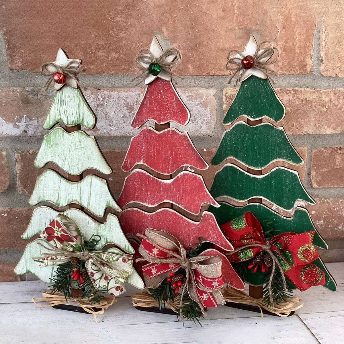 Christmas Tree Wooden Ornament
