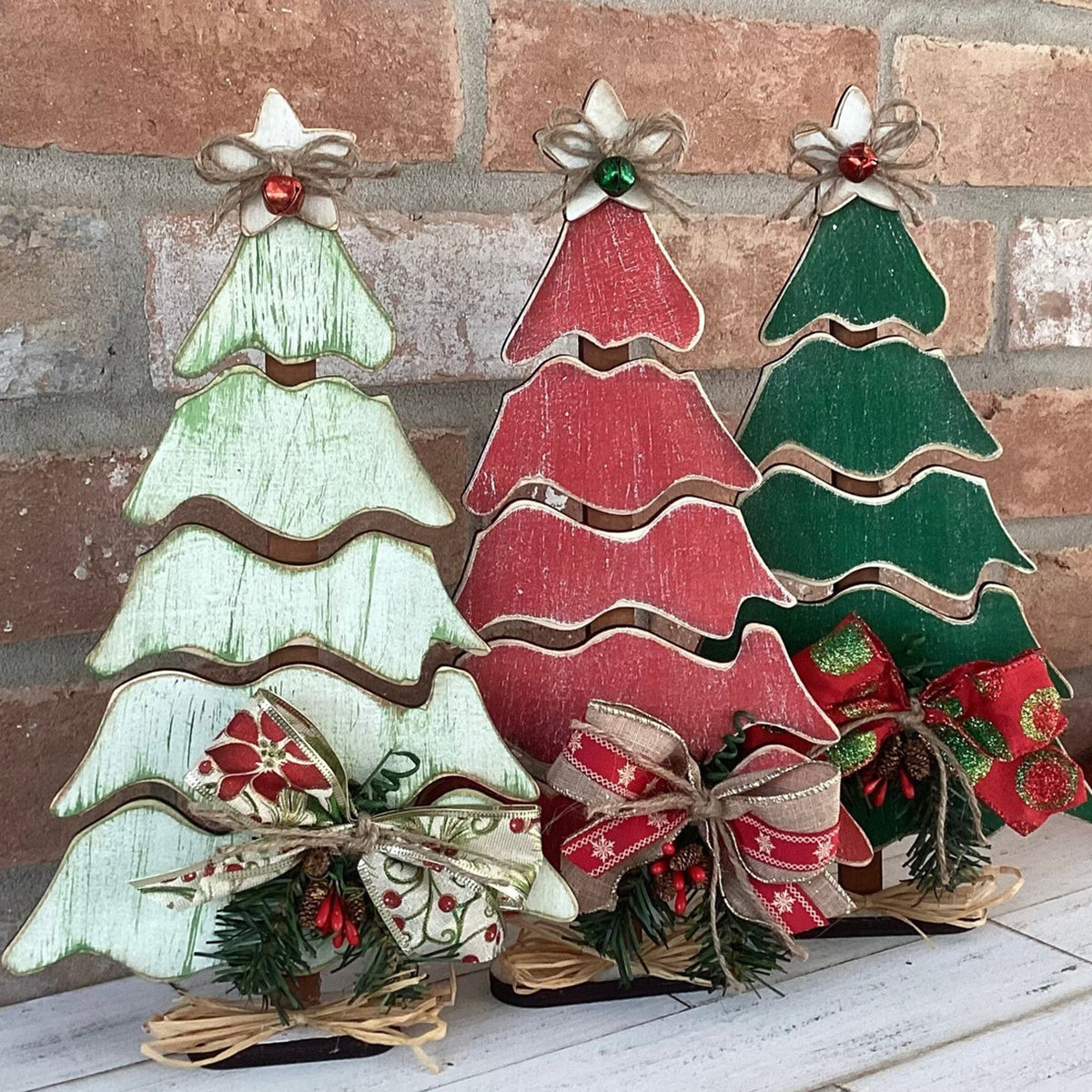 Christmas Tree Wooden Ornament