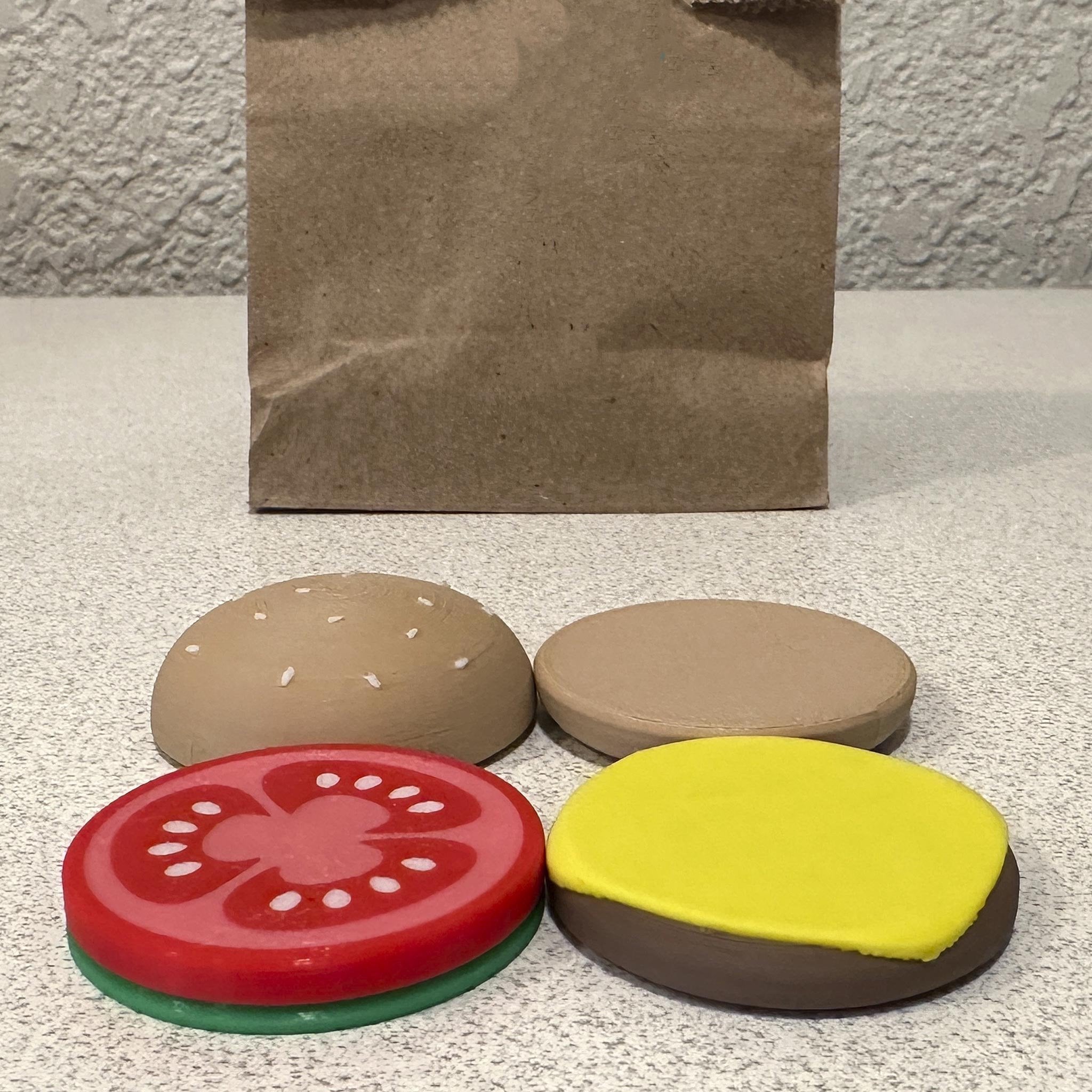 Cheeseburger Magnetic Fidget Toy
