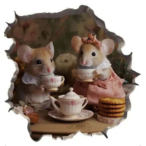 3D Mouse Sticker