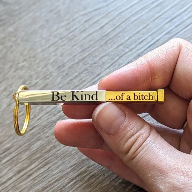 Be Kind Hidden Message Key Chain