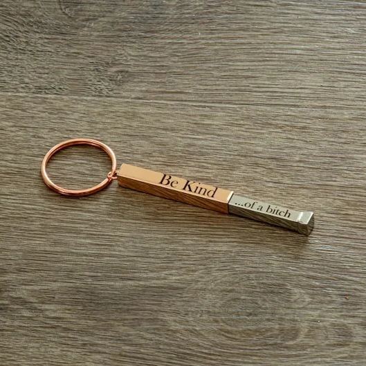 Be Kind Hidden Message Key Chain