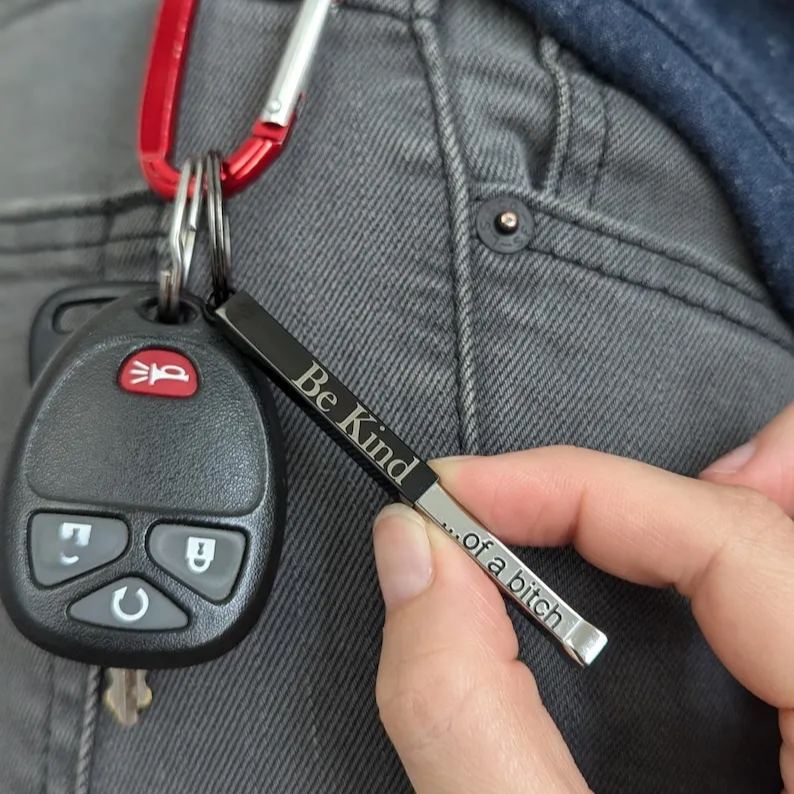 Be Kind Hidden Message Key Chain