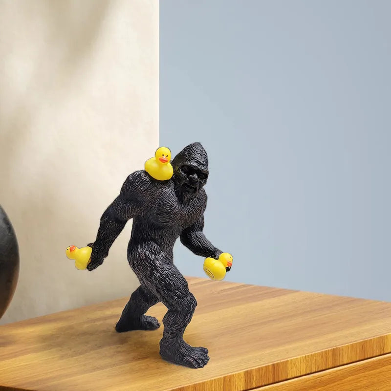 Bigfoot Holding Ducks