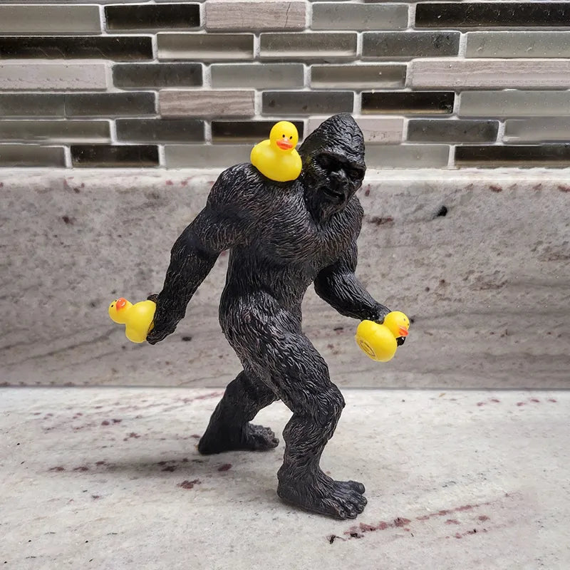Bigfoot Holding Ducks