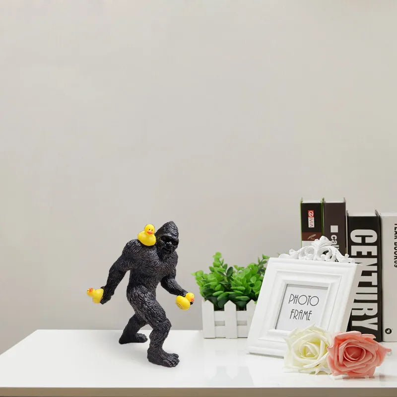 Bigfoot Holding Ducks