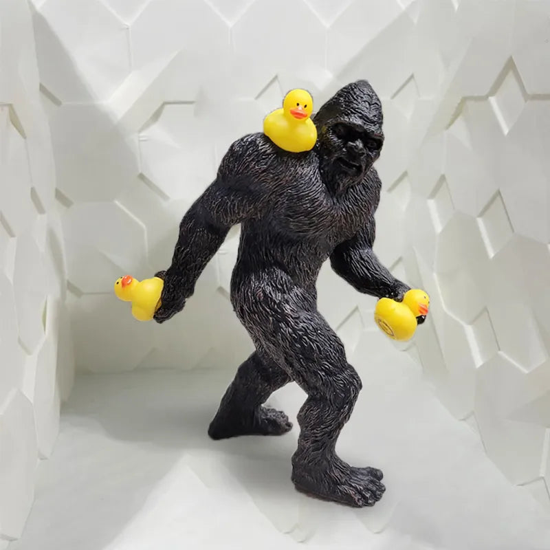 Bigfoot Holding Ducks