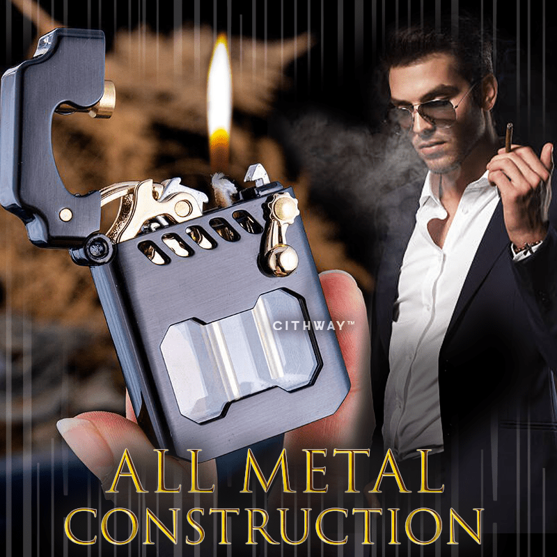 Cithway All-Weather Portable Rocker Arm Mecha Lighter