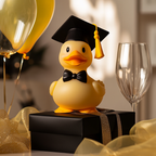 Congrats Grad! 2025 Graduation Duck Figurine - Unique Gift