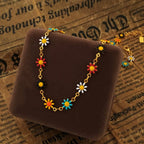 Daisy Bracelet and Necklace for Best Friends